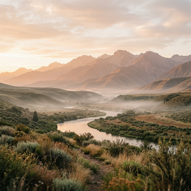 Montaños de San Juan al amanecer