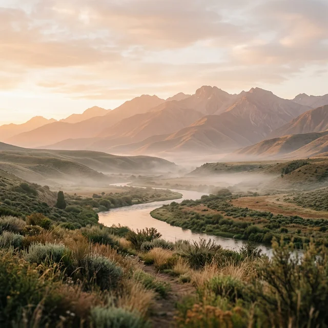 Montaños de San Juan al amanecer